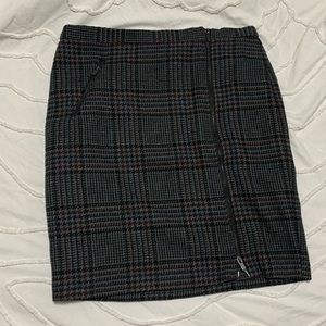 (2/$20) Jessica 12/14 Knit Plaid Work Skirt